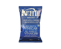 Kettle Foods Croustilles au sel de mer et vinaigre