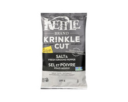 Kettle Foods Croustilles au sel et poivre frais