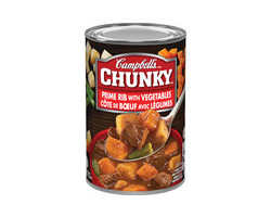 Campbell's Chunky Soupe Chunky Prime Rib avec lègumes