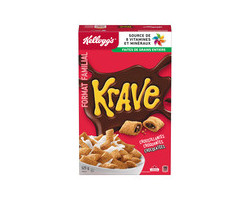 Kellogg's Krave Céréales au chocolat format familial