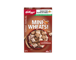 Kellogg's Céréales Mini Wheats à la cassonade en format fami...