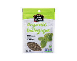 Club House Basilic en feuilles biologique