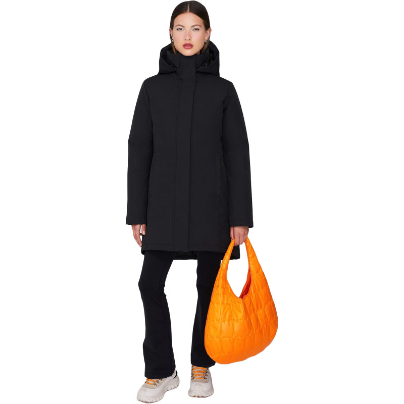 Genia Down Hooded Winter Coat - Semi-Fitted - Women's