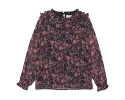 Dobby Blouse Flowers 7-14...