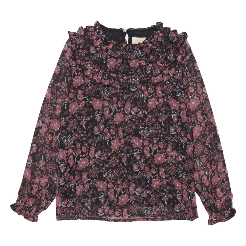 Dobby Blouse Flowers 7-14 years