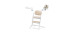 Lemo 3-in-1 High Chair - White Sand