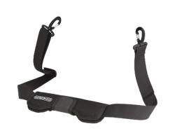 Padded shoulder strap with carabiners