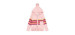 Powder Pink Full-Zip Hooded Knit Sweater - Toddler Girls