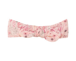 Watercolor flower print knotted headband - Girl