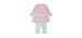 Long tunic and printed leggings set in organic cotton - Toddler Girls