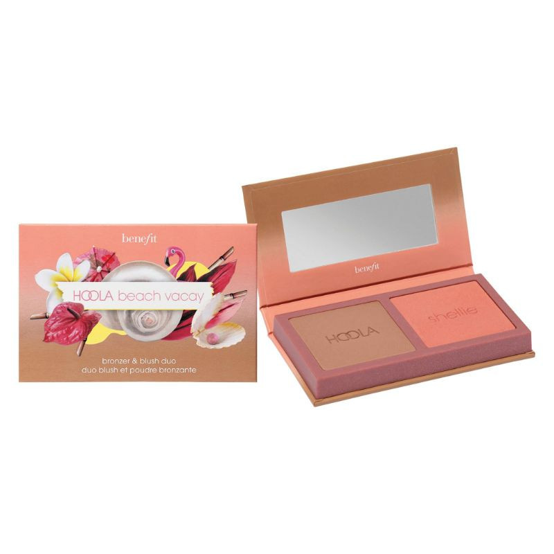 Benefit Cosmetics Miniduo poudre bronzante et fard à joues Hoola et WANDERful World