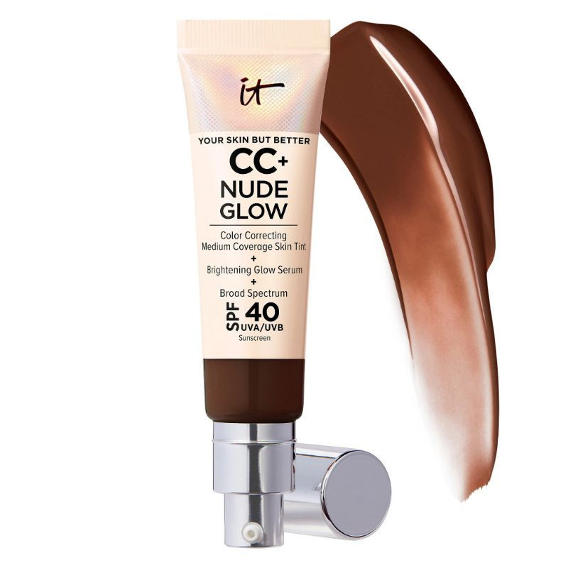 IT Cosmetics Fond de teint léger Teint Lumière CC+ + sérum éclat avec FPS 40 et niacinamide