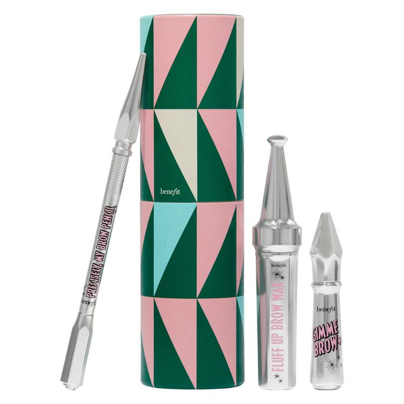 Benefit Cosmetics Ensemble-avantage crayons, gel et cire à sourcils Fluffin’ Festive Brows