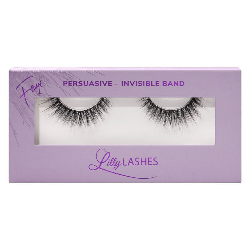 Clear strip false eyelashes