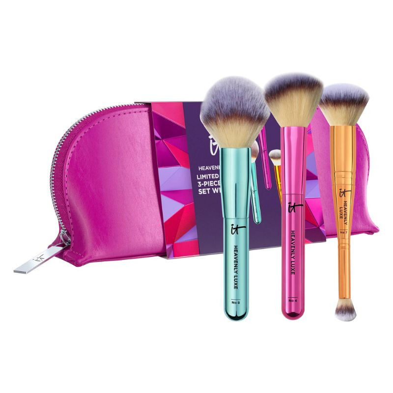 Heavenly Luxe 3 Piece Brush Set with Bag