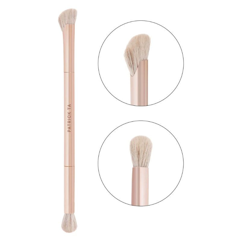 Double-ended precision nose brush