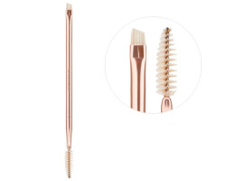 Double-ended eyebrow brush