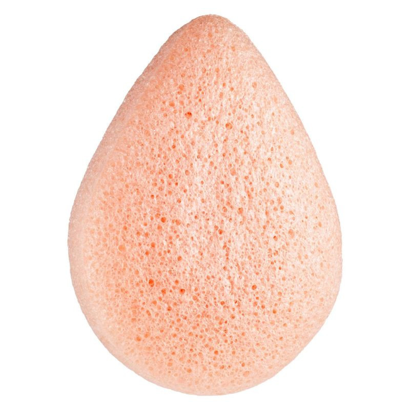 Konjac facial sponge with pink kaolin clay