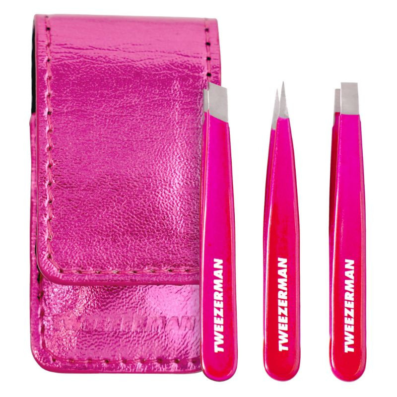 Pink Perfection micro/mini tweezers set