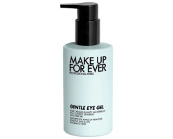 Gentle, water-repellent eye and lip makeup remover gel
