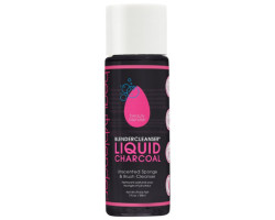 beautyblender Nettoyant liquide non parfumé au charbon avec éponge et pinceau Blendercleanser®