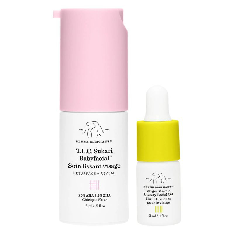 Drunk Elephant T.L.C. Mini masque AHA + BHA de Sukari Babyfacial™