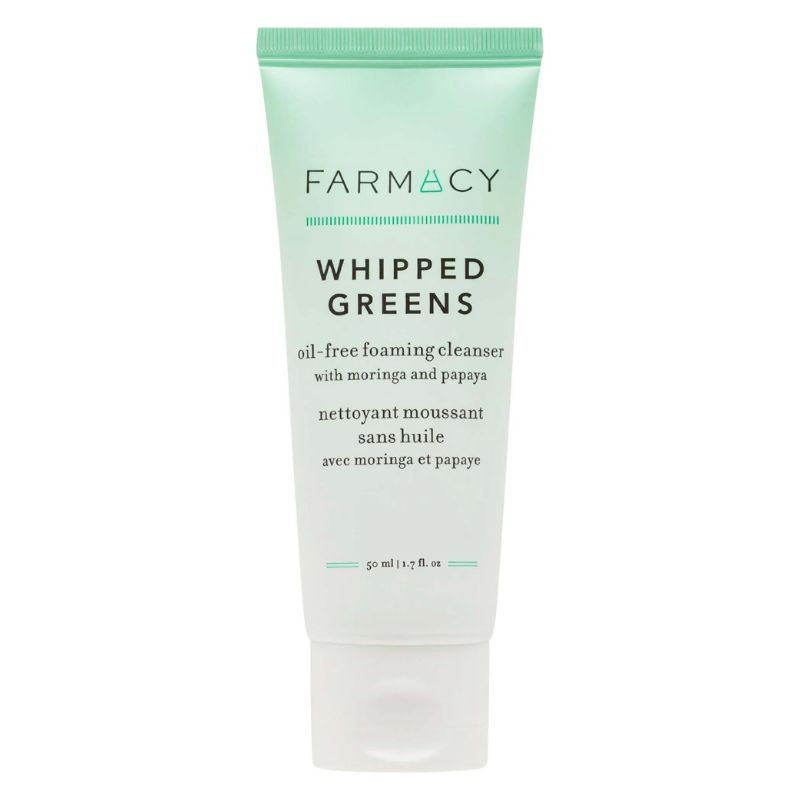 Whipped Greens Non-Greasy Mini Foam Cleanser with Moringa & Papaya