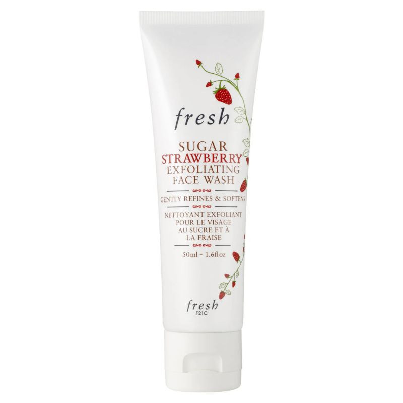 Mini Exfoliating Facial Cleanser with Sugar and Strawberry