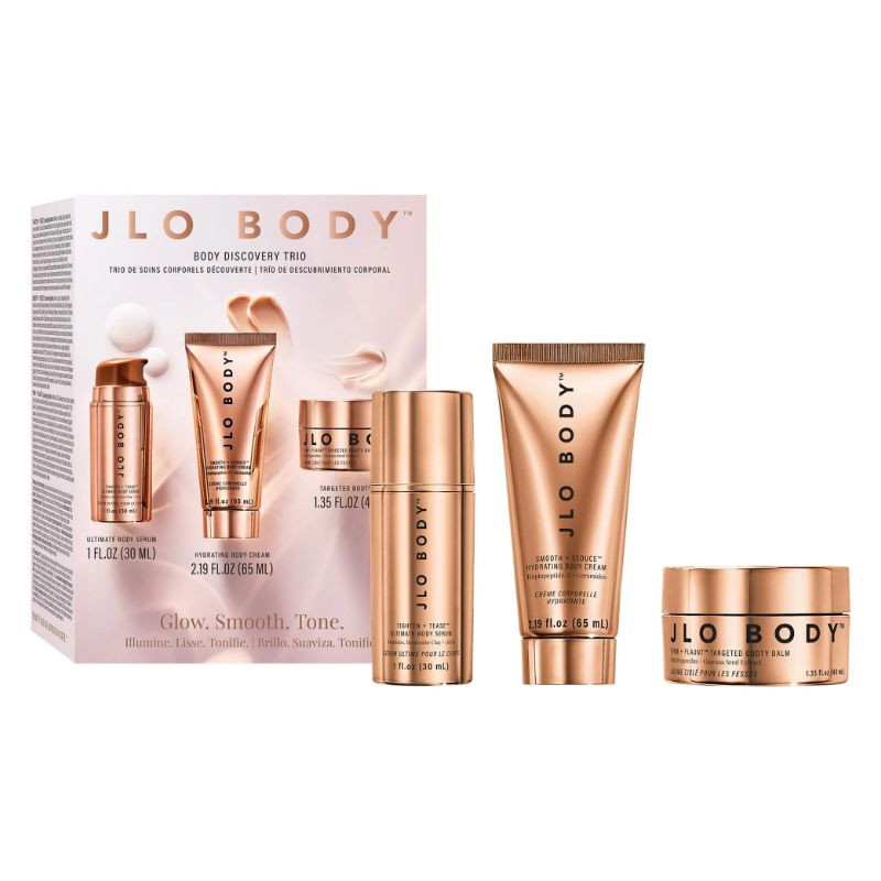 JLo Beauty Trio découverte pour le corps avec AHA + caféine