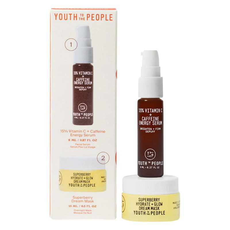 Youth To The People Ensemble Youth Stacks™ : Duo Lendemain plus lumineux pour la peau terne