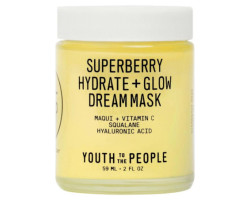 Superberry Hydrate + Glow Dream Night Cream and Mask with Vitamin C