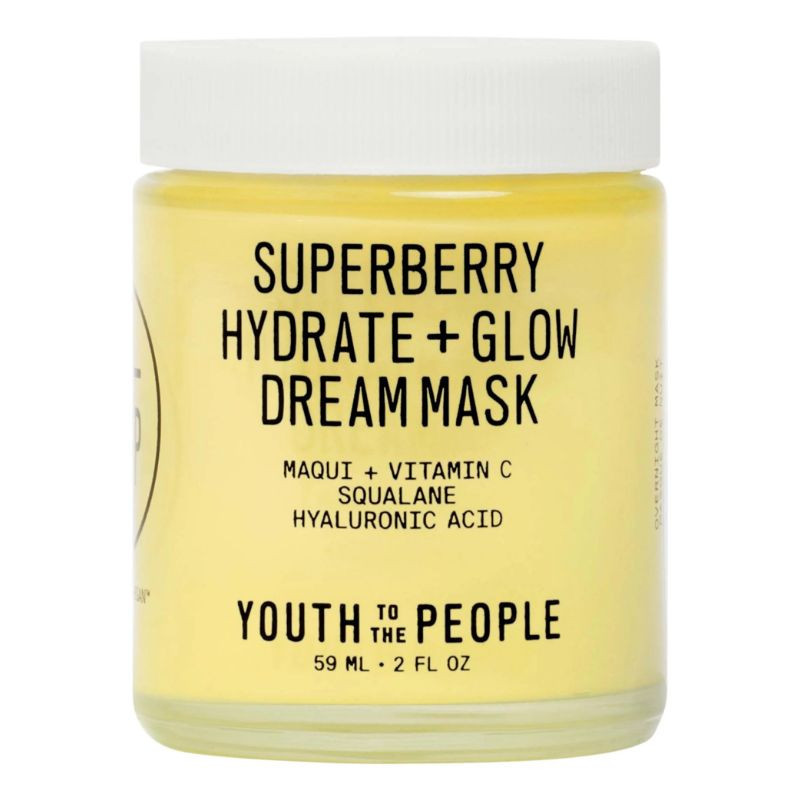 Superberry Hydrate + Glow Dream Night Cream and Mask with Vitamin C
