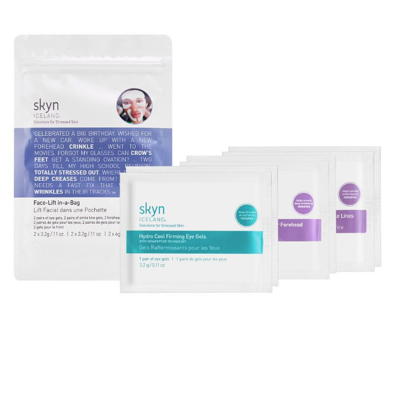 Facial lift in a pouch