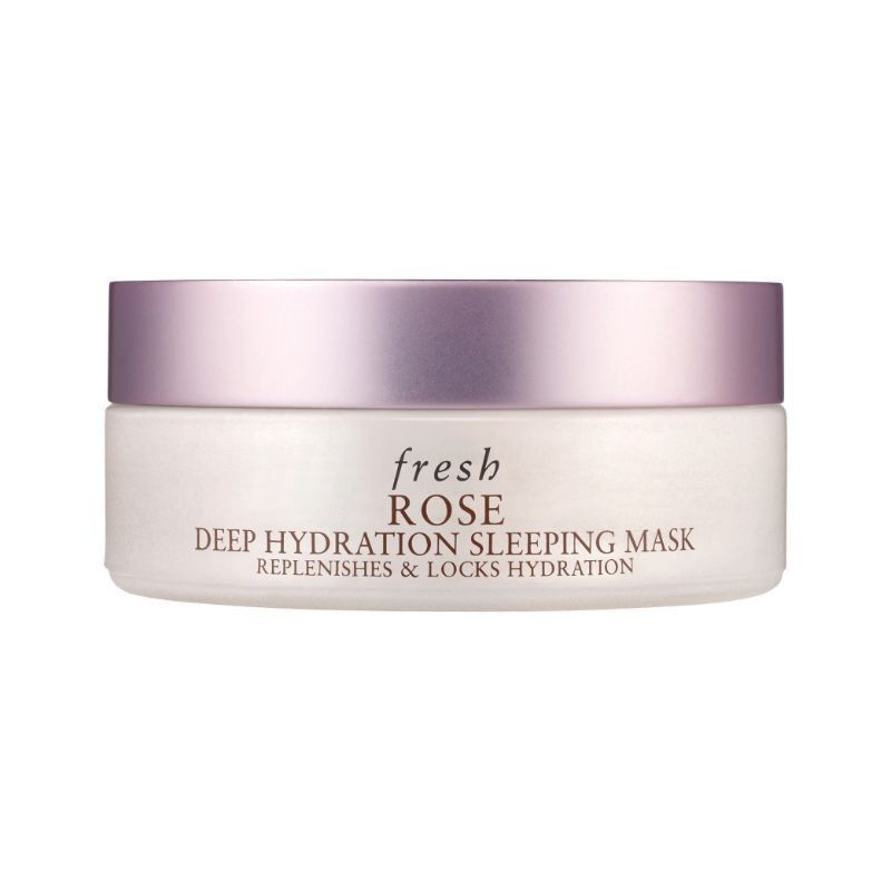 Deep hydrating rose night mask