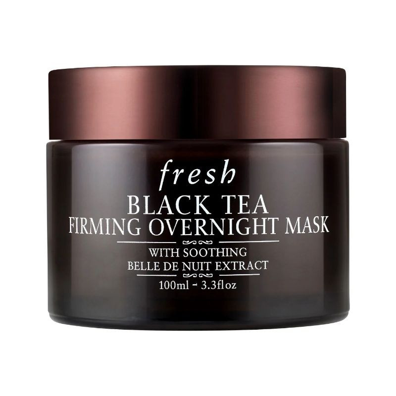 Firming night mask with black tea