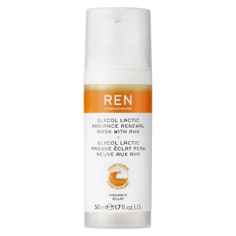 REN Clean Skincare Masque régénérant éclat aux acides lactique et glycolique