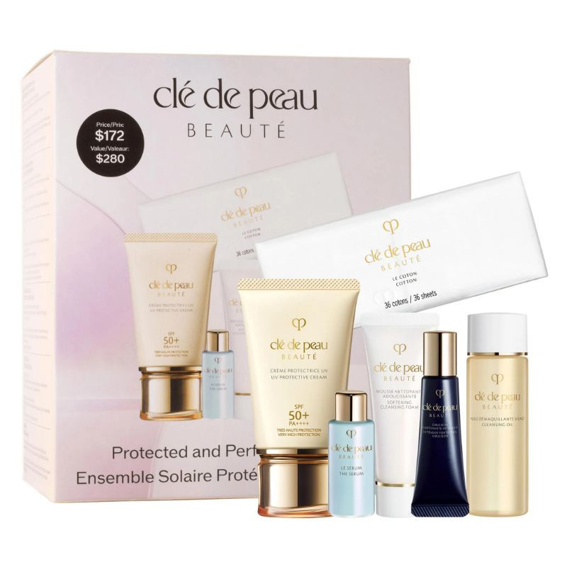 Clé de Peau Beauté Ensemble de protection solaire et de perfectionnement