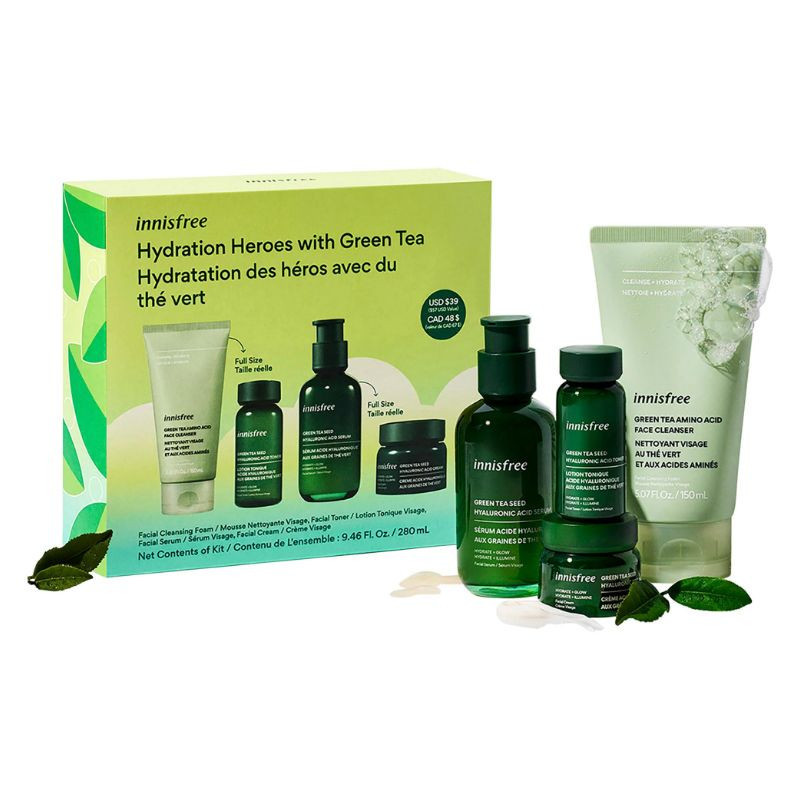 Green Tea Hydrating Heroes Skincare Ritual Set