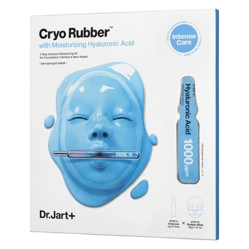 Cryo Rubber™ face mask with nourishing hyaluronic acid