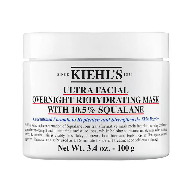 Ultra facial moisturizing night mask with 10.5% scalane