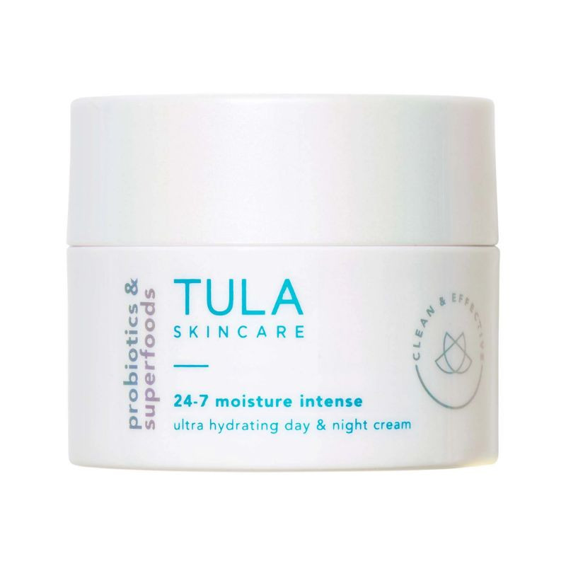 TULA Skincare Crème de jour et de nuit ultra hydratante 24-7 Moisture Intense avec acide hyaluronique + Squalane