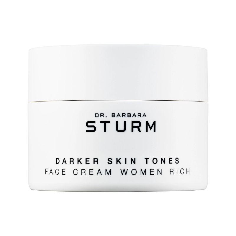 Rich facial cream for darker skin tones