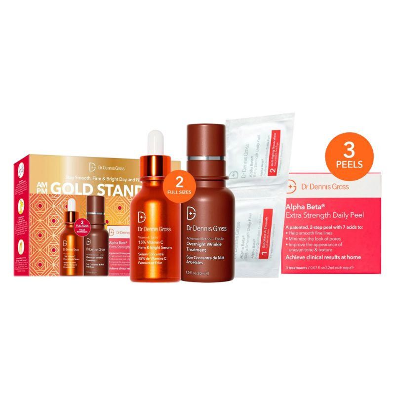 Dr. Dennis Gross Skincare Gold Standard Kit avec vitamine C et rétinol