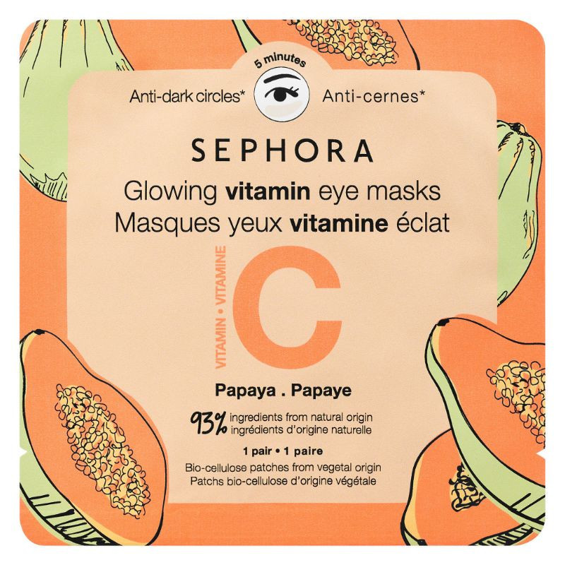 Vitamin eye masks