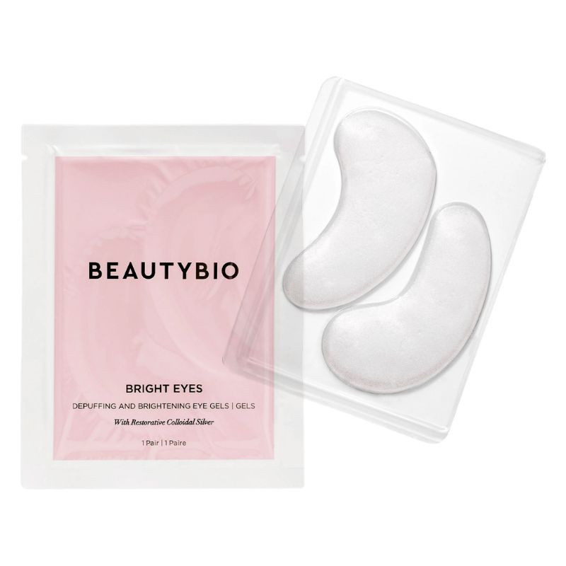 BeautyBio Patches au collagène pour les yeux argent colloïdale illuminant Bright Eyes