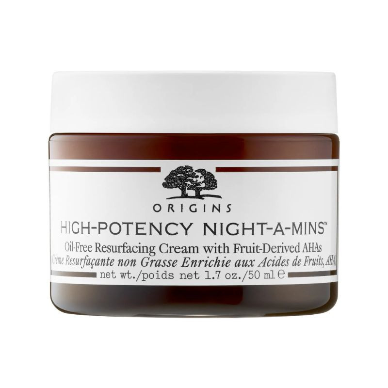 Origins Crème ressurfaçante non grasse enrichie aux acides de fruits, AHA, High-Potency Night-a-Mins