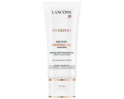 Lancôme Duo base et hydratant FPS 50, écran solaire UV Expert Aquagel Defense