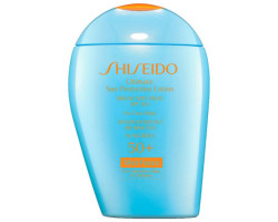 Shiseido Lait solaire ultra-protecteur à large spectre FPS 50+ WetForce pour peaux sensibles et enfants