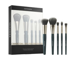 Charcoal Infused Vegan Makeup Brush Set