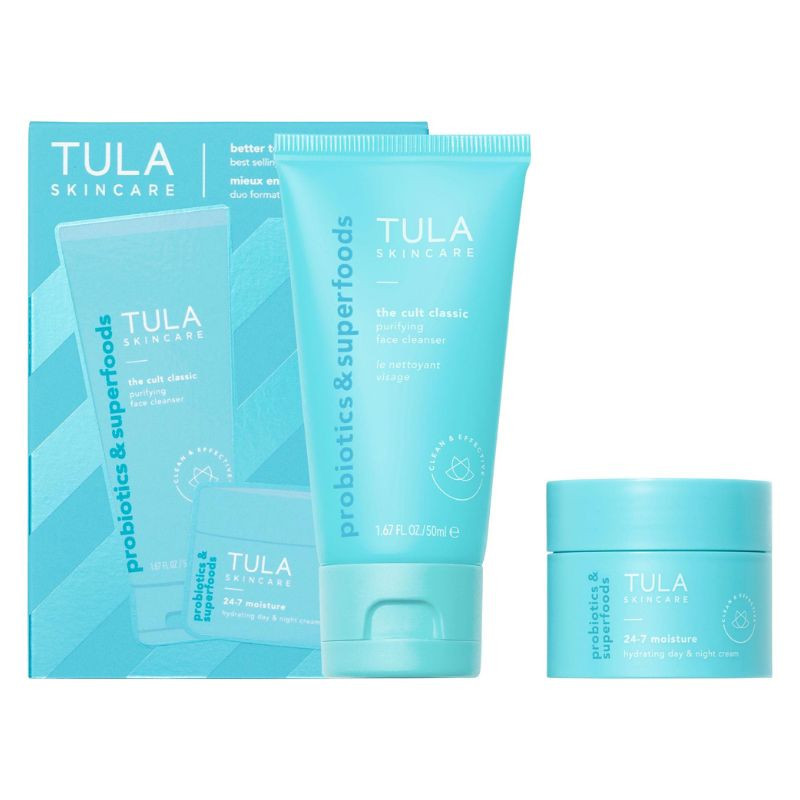 TULA Skincare Duo nettoyant et hydratant favoris Better Together